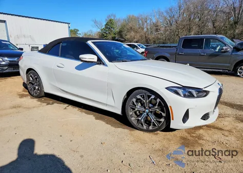 2025 BMW 430I z USA, uszkodzony, nr VIN WBA33DB00SCS60406